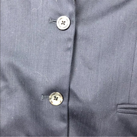 The Row navy blue wool-blend Schoolboy blazer - Picture 5 of 8